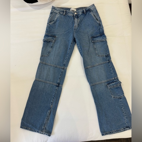 Zara Cargo Jeans - Picture 1 of 5